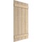 Ekena Millwork Rustic Four Board Joined Board-n-Batten Sandblasted Faux Wood Shutters, 22W x 32H, PR SHUBJS22X32SDPR - alternate 12